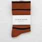 Le Bon Shoppe - Sienna + Ink Striped Wally Socks