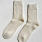 Le Bon Shoppe - Cream Pointelle Cashmere-blend Socks