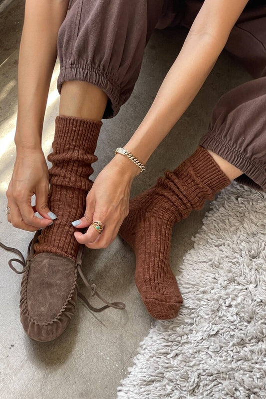 Le Bon Shoppe - Brown Bear Cottage Socks