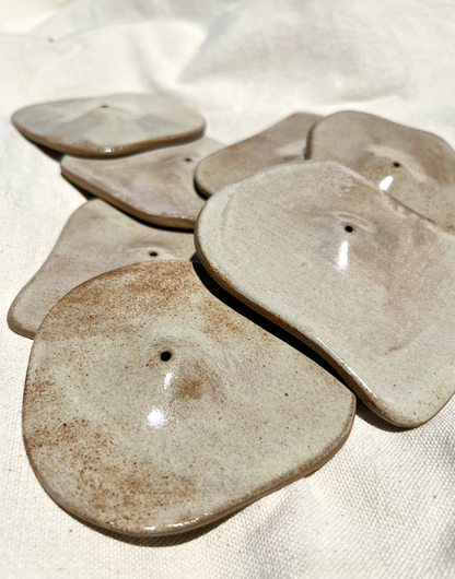 Roaming Barefoot - Shino Ceramic Incense Holder