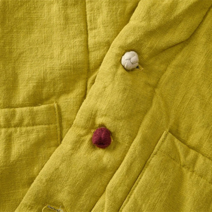 Belle Waera - Chartreuse Hanten Padded Vest - One Size