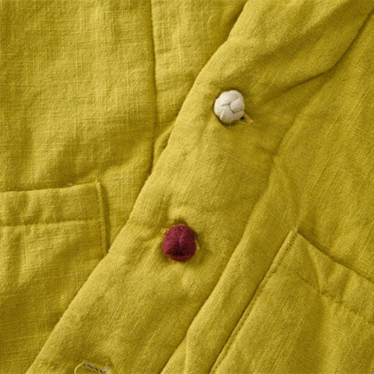 Belle Waera - Chartreuse Hanten Padded Vest - One Size