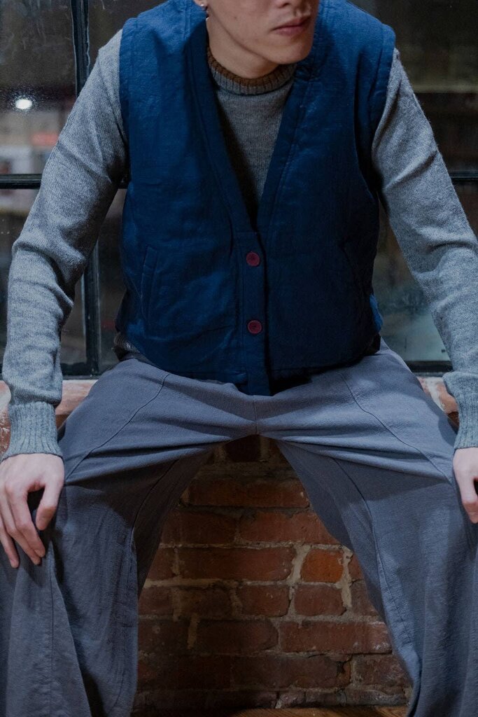 Belle Waera - Chartreuse Hanten Padded Vest - One Size