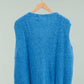 la maison des fibres naturelles - Maya Bleu Woolen Knit Vest - One Size