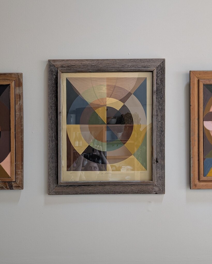 Portal #11 /// Radiate - Original Painting by Maggie Irwin - Acrylic on Handmade Paper