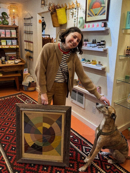 Portal #11 /// Radiate - Original Painting by Maggie Irwin - Acrylic on Handmade Paper