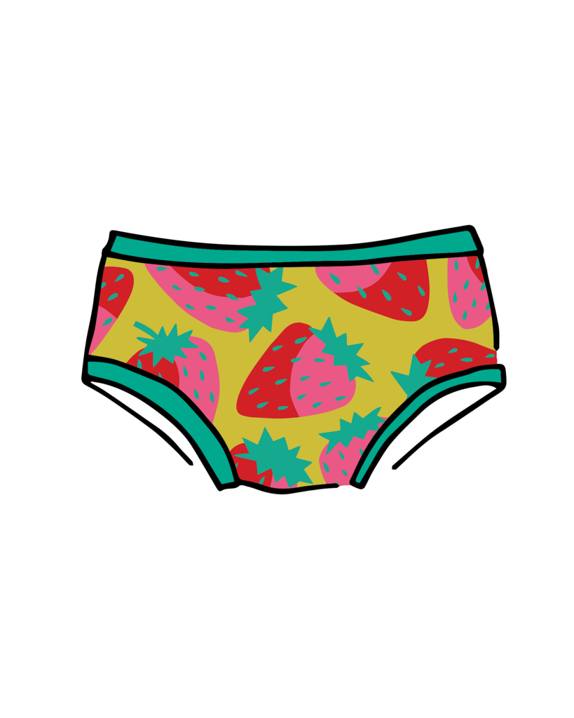 Thunderpants USA - Strawberries x Julz Clementine Original Kids Thundies - Small (Age 2-4)