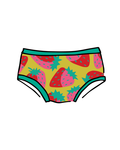 Thunderpants USA - Strawberries x Julz Clementine Original Kids Thundies - Small (Age 2-4)
