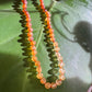 Canyon Leaf - Ombre Raw Baltic Amber Knotted Strand Necklace - Baby