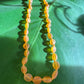 Canyon Leaf - Honey Baltic Amber Knotted Strand Necklace - Adult 16"