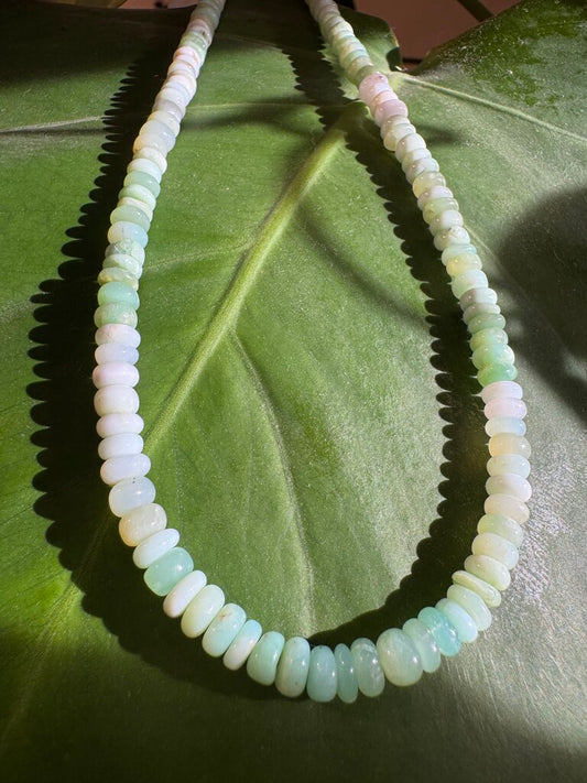 Anokhi Green | Handmade Gemstone Jewelry - Green Opal Strand Necklace