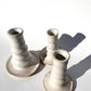 Ninth House Goods - Locally-made White Splatterware Candlestick Holder