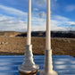 Ninth House Goods - Locally-made White Splatterware Candlestick Holder