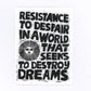 Anisa Makhoul - Local Artist - Resistance to Despair Sticker
