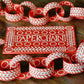 Cambridge Imprint Patternmakers - Red & White Paperchain