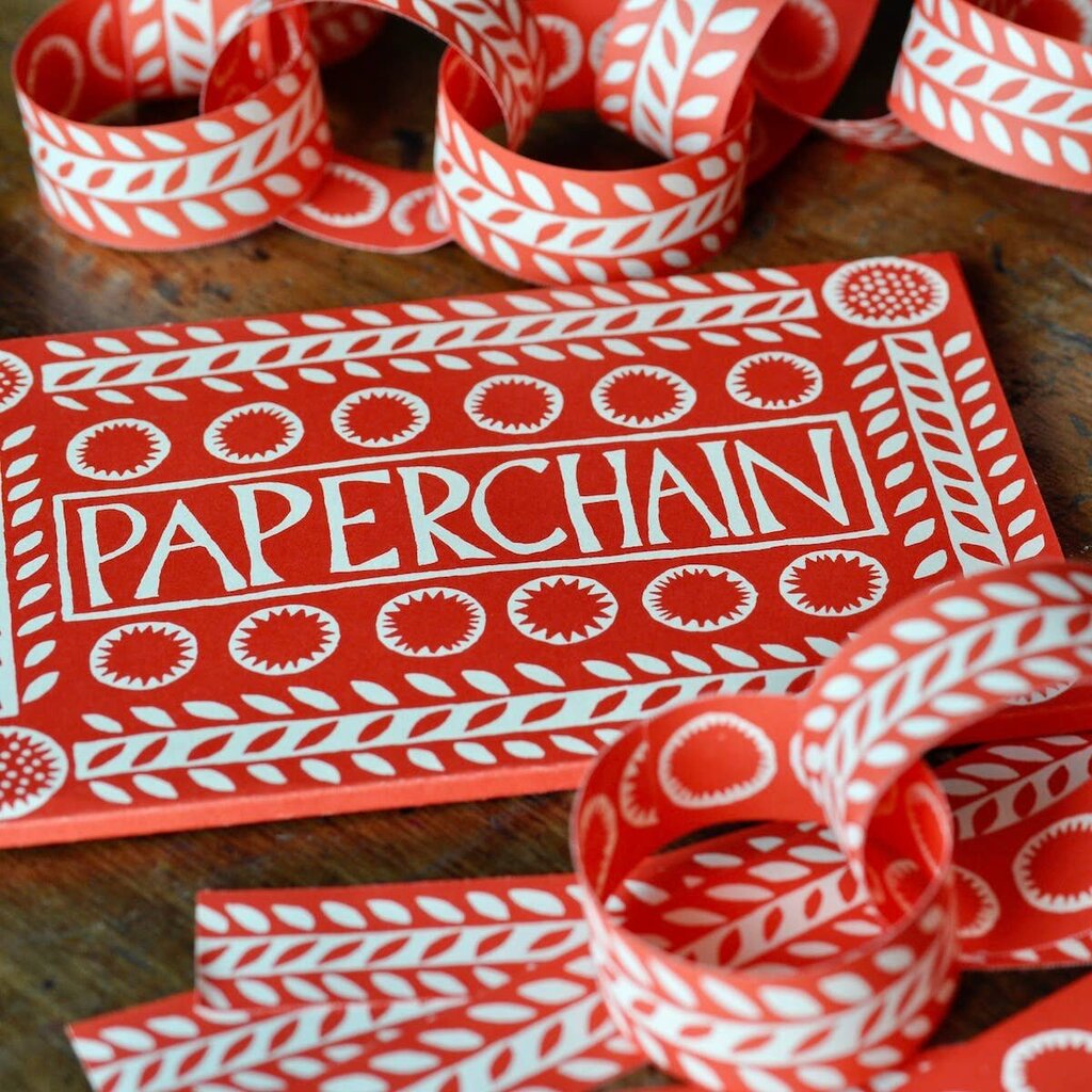 Cambridge Imprint Patternmakers - Red & White Paperchain
