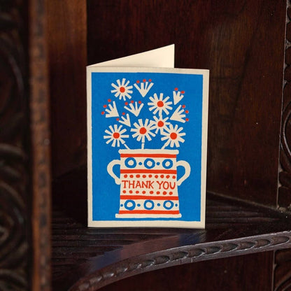 Cambridge Imprint Patternmakers - Thank You Flower Bouquet - Greeting Card