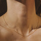 Mountainside Jewelry - Juno Fine Chain Necklace - 18" Long/18k Goldfill