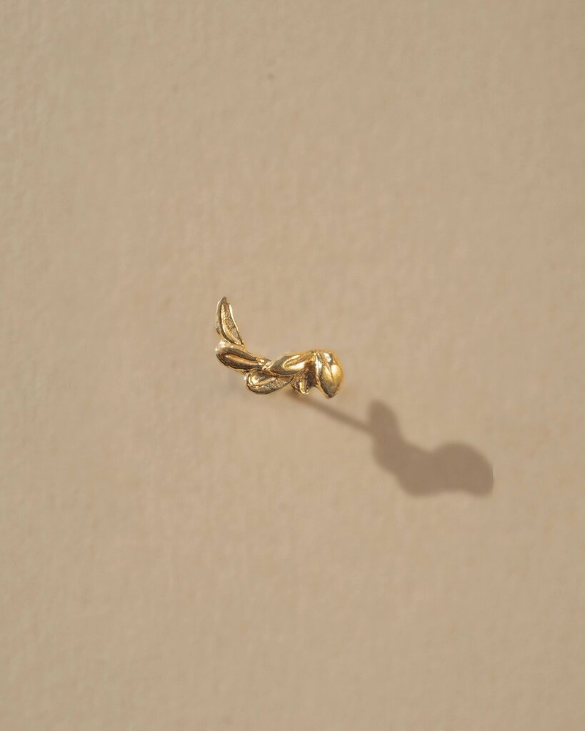 Mountainside Jewelry - Tulsi 14k Gold Vermeil Stud Earrings *Shopkeeper's Pick