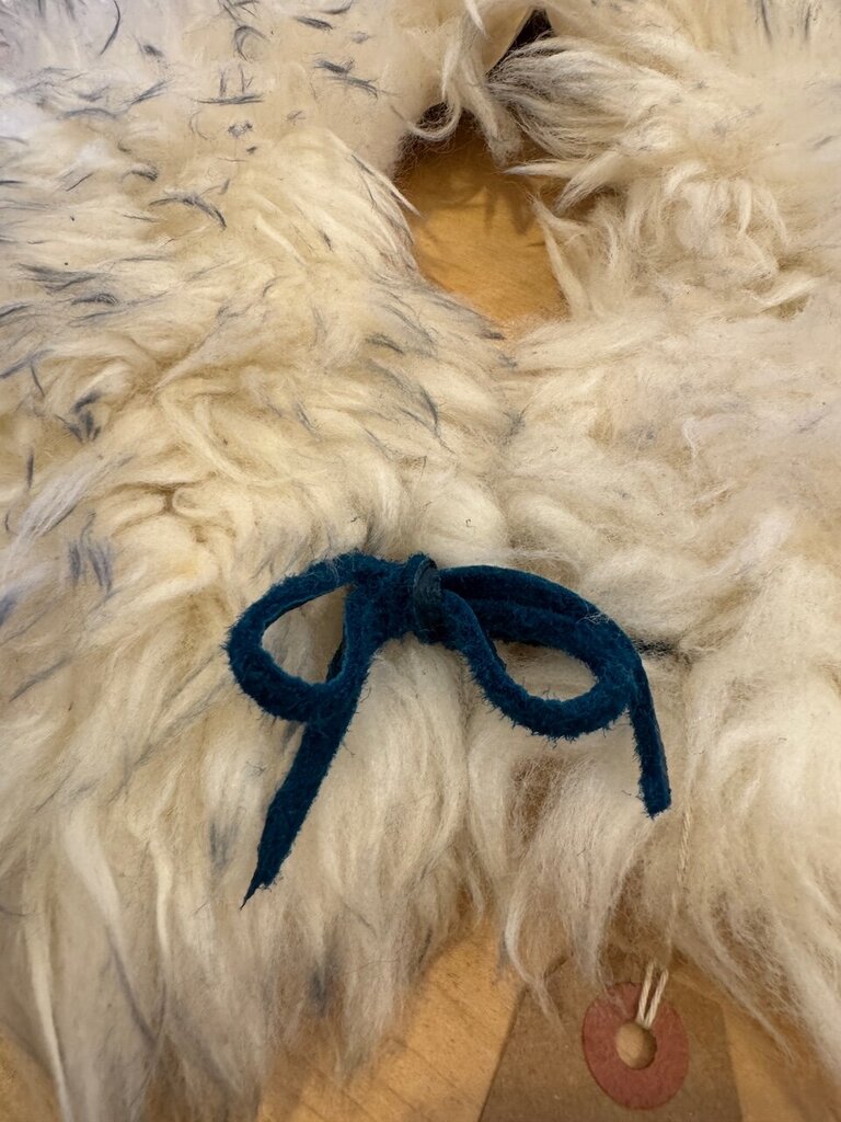 Beija Flor Rituals - Birch w/Indigo Tips Shearling Collar