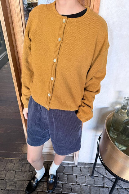 Le Bon Shoppe - Dijon Cotton Laila Cardigan - XSmall/Small