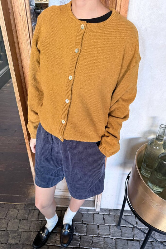 Le Bon Shoppe - Dijon Cotton Laila Cardigan - XSmall/Small