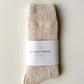 Le Bon Shoppe - Oyster Modal Eyelette Socks