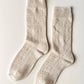Le Bon Shoppe - Oyster Modal Eyelette Socks