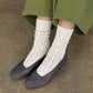 Le Bon Shoppe - Oyster Modal Eyelette Socks