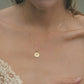 Mountainside Jewelry - Rosa Gold Vermeil Pendant Necklace - 18" Cable Chain