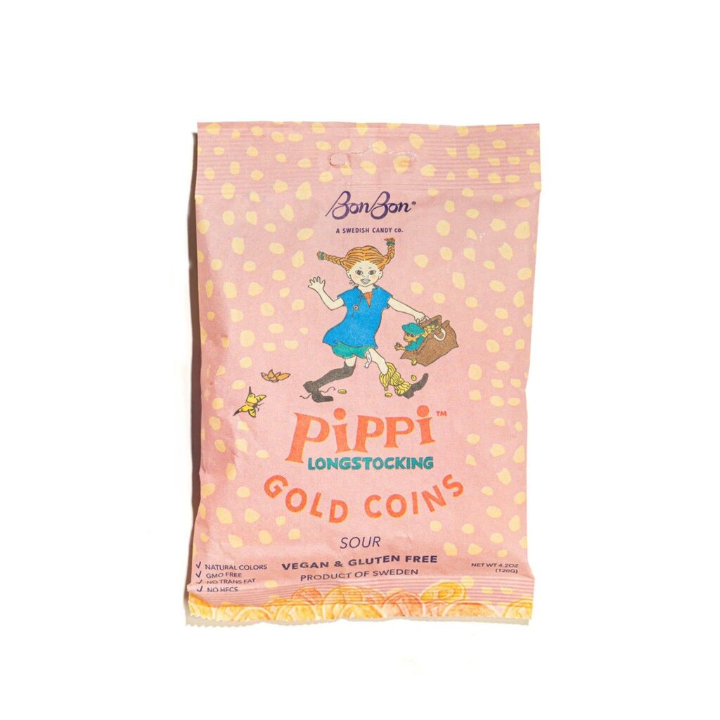 Bon Bon Swedish Candy Co. - Pippi Longstocking Gold Coins