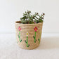 Amsha - Mera Flora Raffia & Sweetgrass Basket - Woven in Rwanda