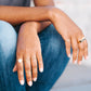 Amsha - 3 dots Ring - Size 7
