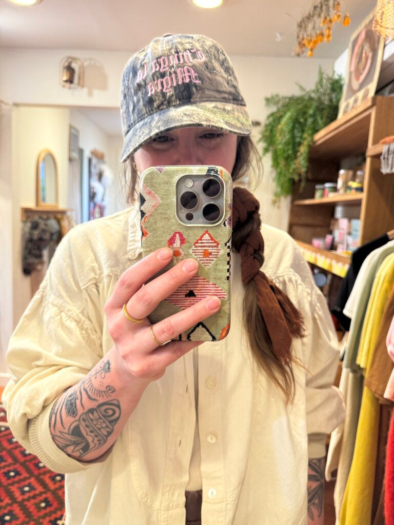 "Chinga la Migra" Mossy Oak Camo Ball Cap