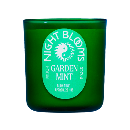Night Blooms - Garden Mint Soy Wax Candle - 3 oz