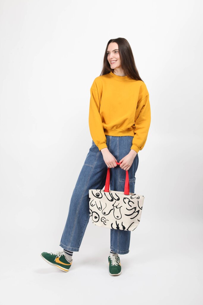Gravel & Gold - Red, White & Boobs Express Tote