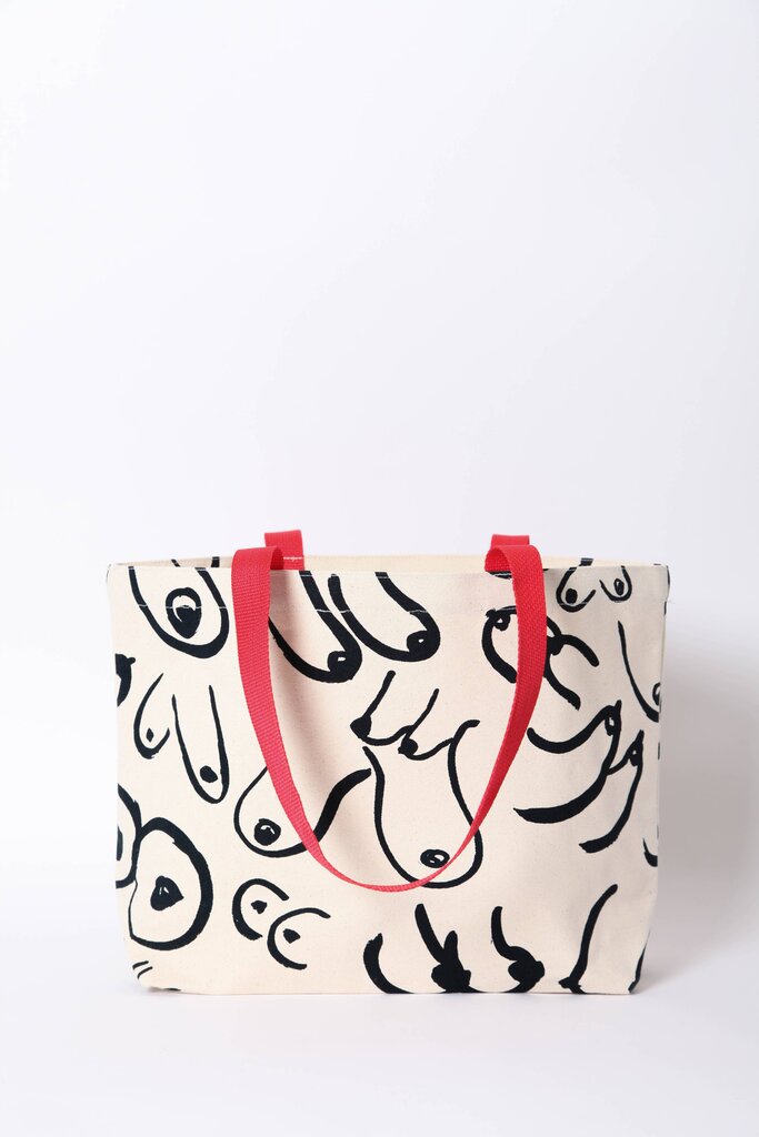 Gravel & Gold - Red, White & Boobs Express Tote