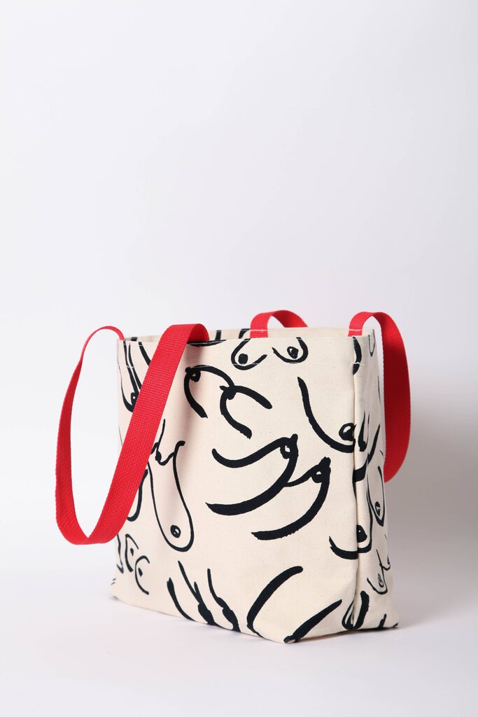 Gravel & Gold - Red, White & Boobs Express Tote