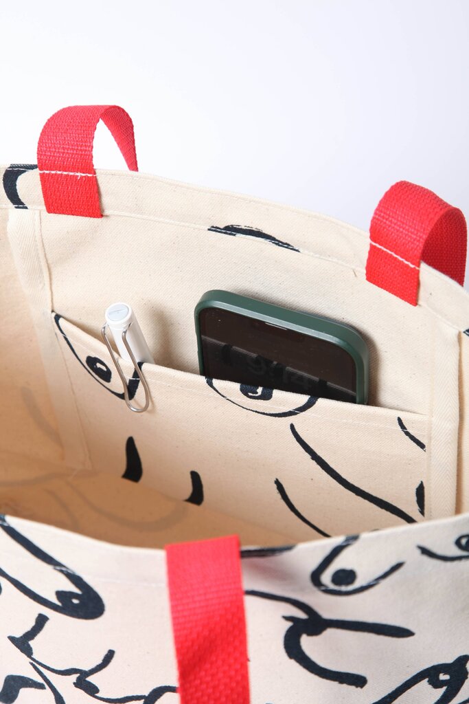 Gravel & Gold - Red, White & Boobs Express Tote