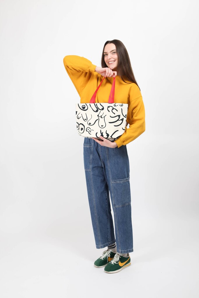 Gravel & Gold - Red, White & Boobs Express Tote
