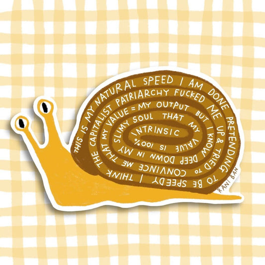 Rani Ban - Snail Sticker *Shopkeeper's Pick