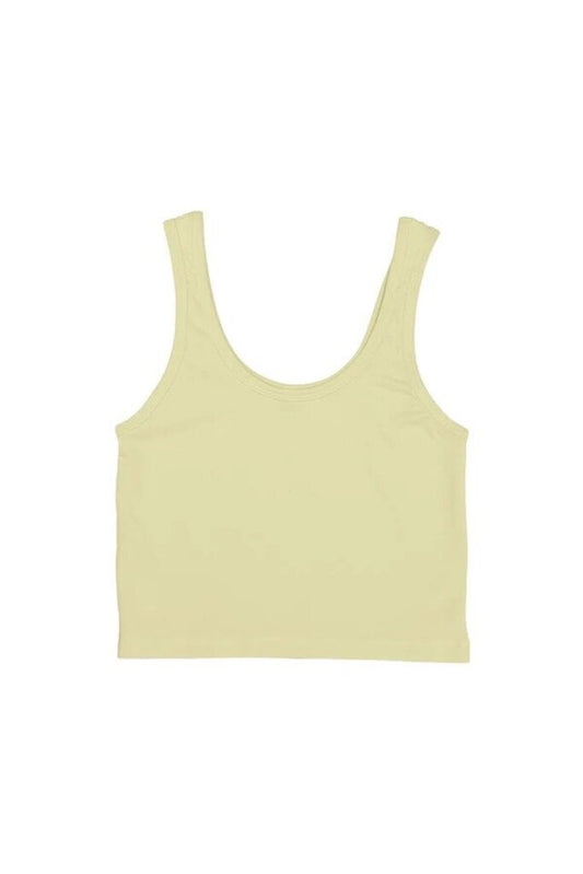 Jungmaven - Sunbleached Yellow Sporty Tank - Medium