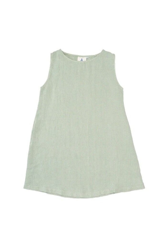 Jungmaven - Agave Green 100% Hemp Baez Dress - Small