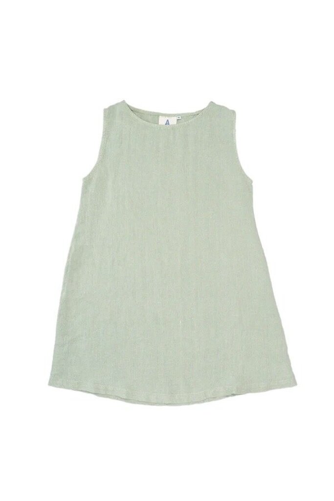 Jungmaven - Agave Green 100% Hemp Baez Dress - Small
