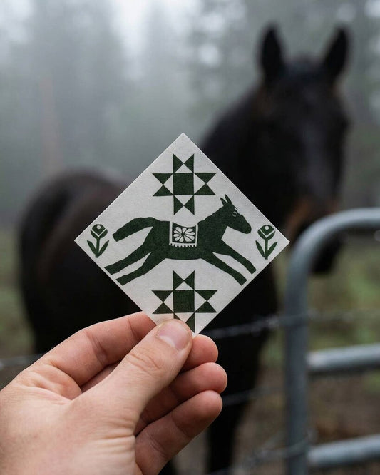 Anisa Makhoul - Local Artist - Jumpin' Horse Sticker *Shopkeeper's Pick