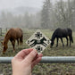 Anisa Makhoul - Local Artist - Jumpin' Horse Sticker *Shopkeeper's Pick
