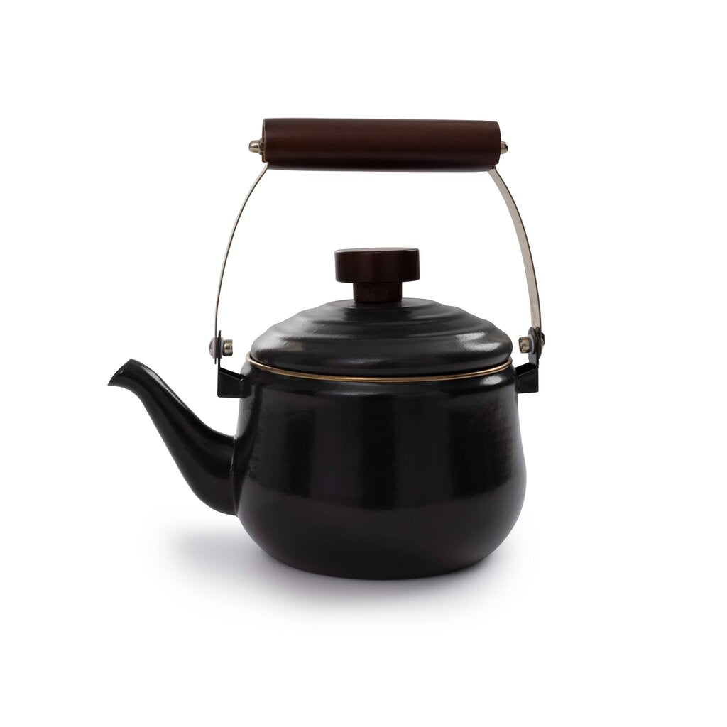 Barebones - Enamelware Tea Kettle - Charcoal