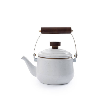 Barebones - Enamelware Tea Kettle - Eggshell
