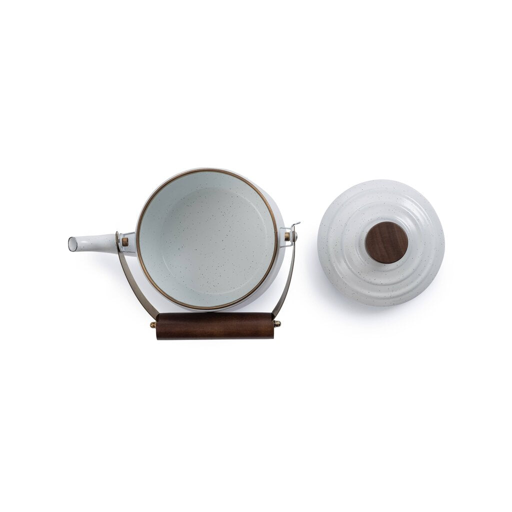 Barebones - Enamelware Tea Kettle - Eggshell