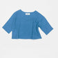PO-EM - Indigo Handloomed Makers Top - Medium